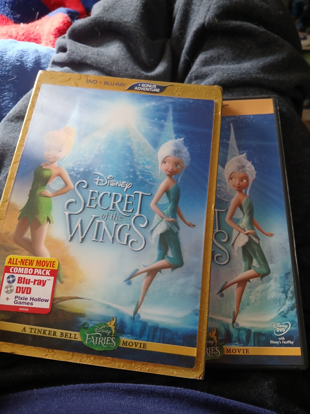 Disney Secret of the Wings Blu-ray/DVD Combo - Blue & Gold Artwork